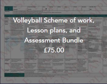 Volleyball Schemes of Work and Volleyball Lesson plans